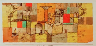 寺庙 作者 Paul Klee